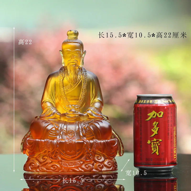 Coloured glaze Three Pristine Ones Taoism  Primeval Lord of Heaven Heavenly Lord of Numinous Treasure  Heavenly Lord Dao Virtue