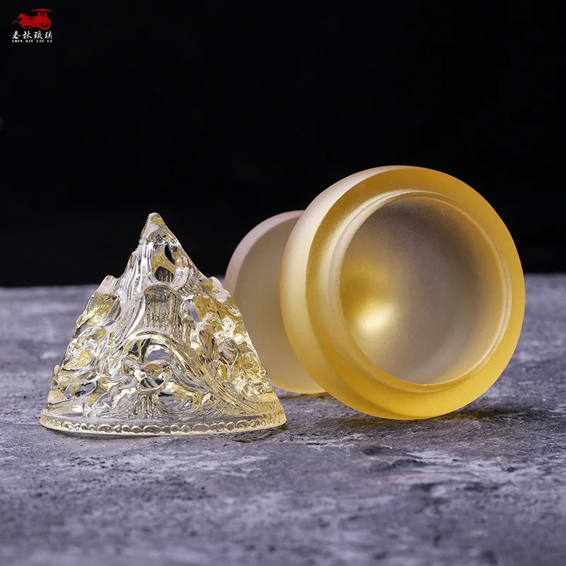Coloured glaze incense burner Boshan furnace Incense burner household incense sandalwood agarwood Zen ornament