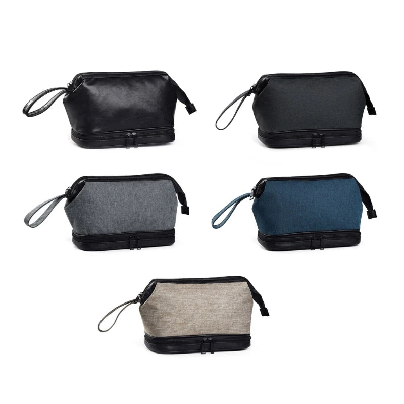 Compact Toiletry Bag for Men Makeup Cosmetic Bags Perfect for Business Trips