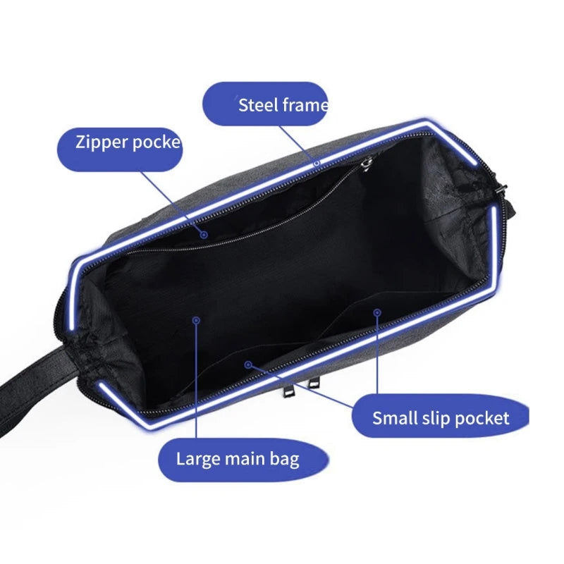Compact Toiletry Bag for Men Makeup Cosmetic Bags Perfect for Business Trips