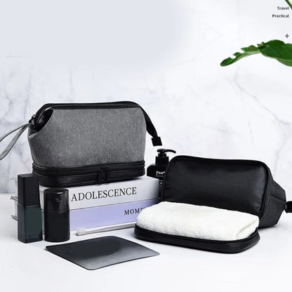 Compact Toiletry Bag for Men Makeup Cosmetic Bags Perfect for Business Trips