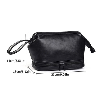 Compact Toiletry Bag for Men Makeup Cosmetic Bags Perfect for Business Trips