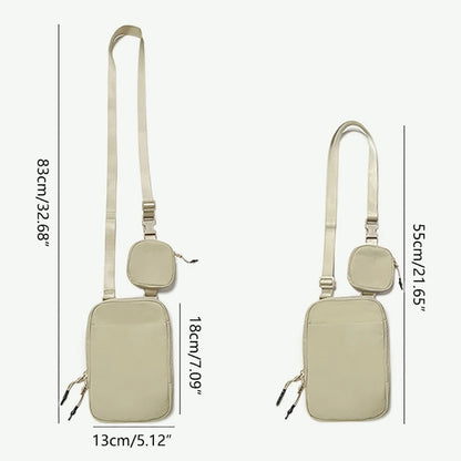 Compact and Portable Phone Bag with Adjustable Straps Crossbody Bags for Women