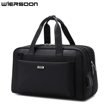 Compression pack Men's Briefcase High Quality Business Shoulder Bag Messenger Bag Office Tote 15.6 Inch Laptop Bag