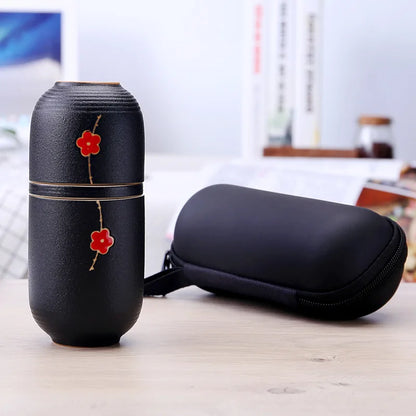 Concentric Cup Portable teaware sets ceramic kung fu travel tea set Japanese style mug cup outdoor teapot ceremony kettle