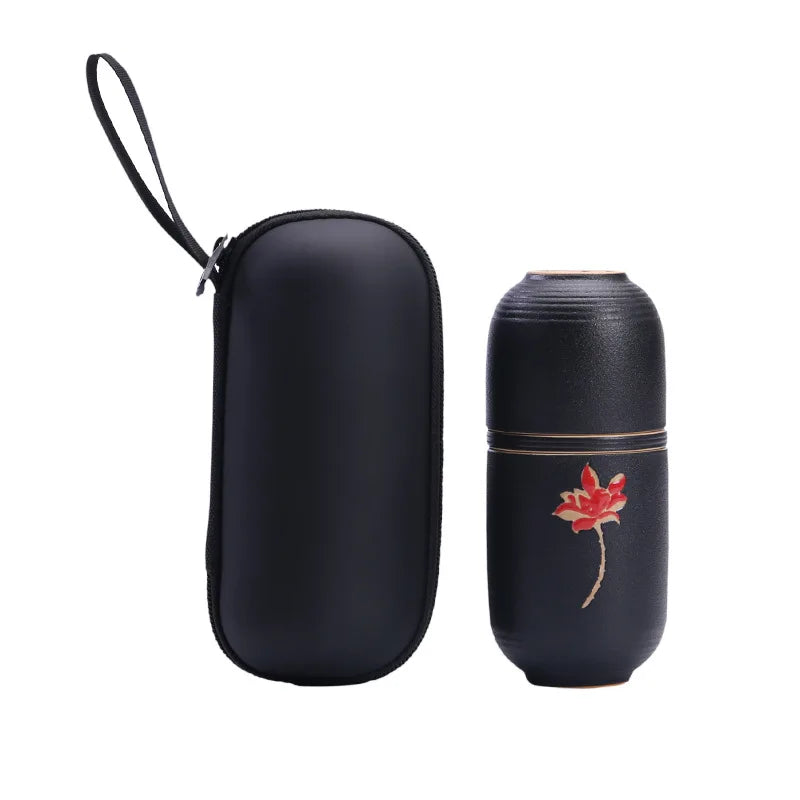 Concentric Cup Portable teaware sets ceramic kung fu travel tea set Japanese style mug cup outdoor teapot ceremony kettle