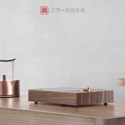 Concept of foam at the beginning of the three mountain electric TaoLu tea stove boiling tea stove tea mini tea tea set