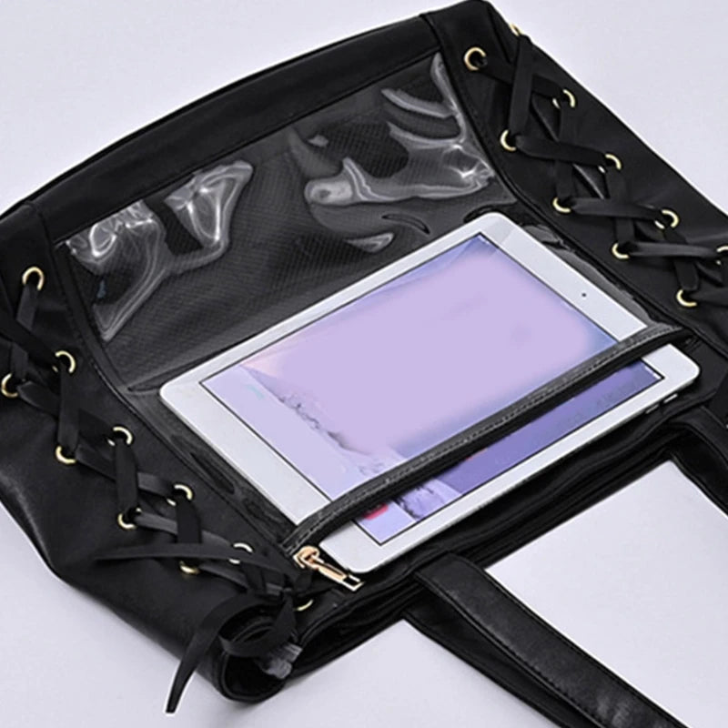 Contemporary Ribbon Handbag Tote Effortlessly Maintain Orderliness in Your Life