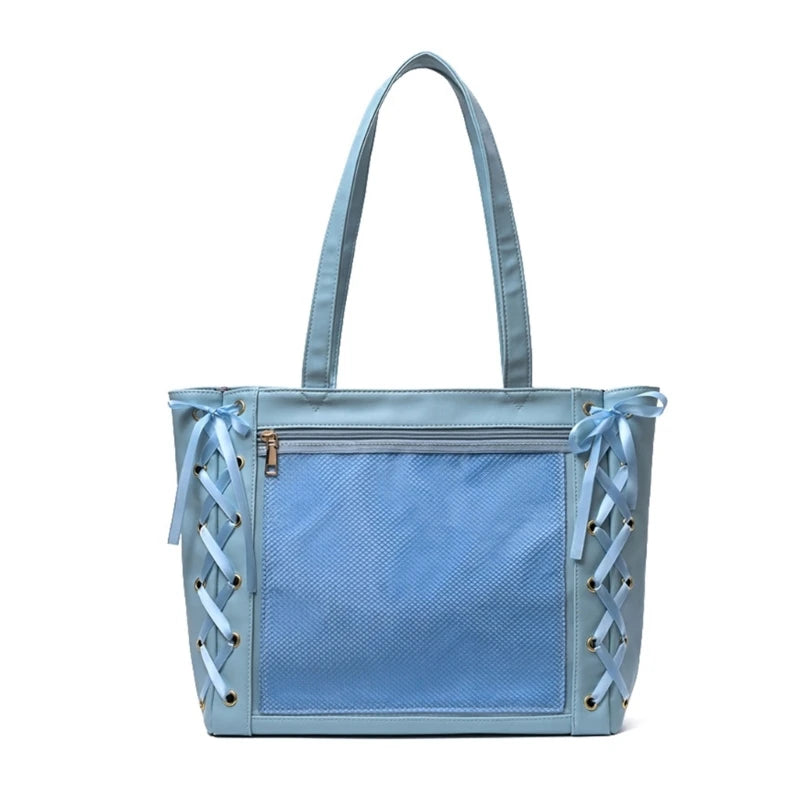 Contemporary Ribbon Handbag Tote Effortlessly Maintain Orderliness in Your Life