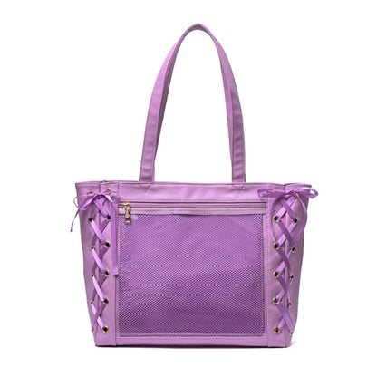 Contemporary Ribbon Handbag Tote Effortlessly Maintain Orderliness in Your Life