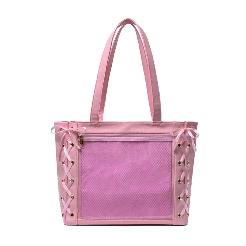 Contemporary Ribbon Handbag Tote Effortlessly Maintain Orderliness in Your Life