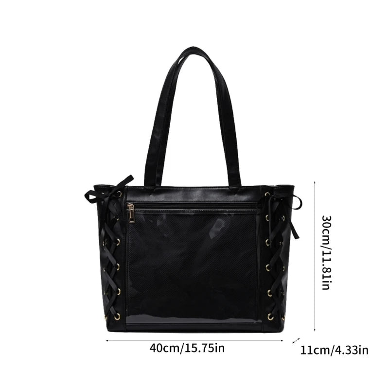 Contemporary Ribbon Handbag Tote Effortlessly Maintain Orderliness in Your Life