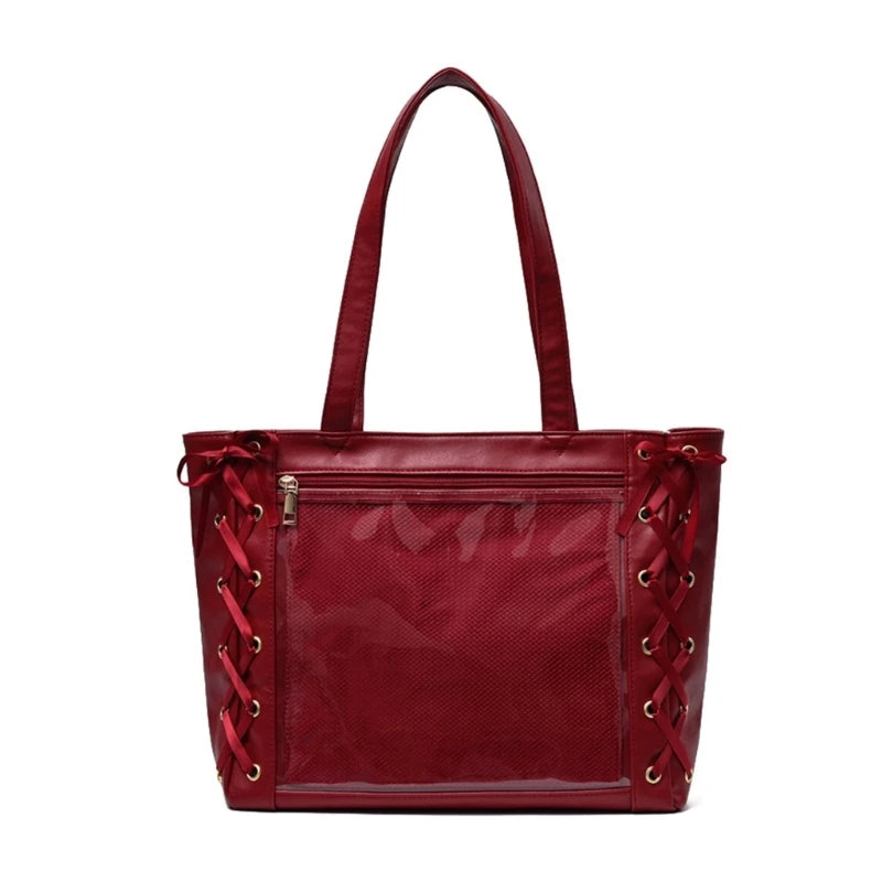 Contemporary Ribbon Handbag Tote Effortlessly Maintain Orderliness in Your Life