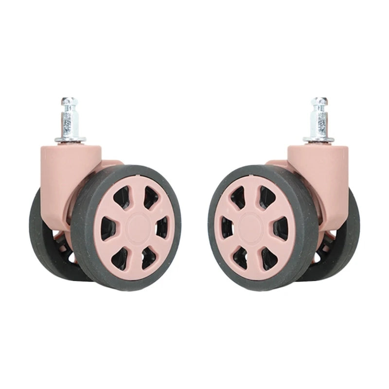Convenient & Reliable Luggage Wheel 360 Degree Rotating Plastic Wheels Durable