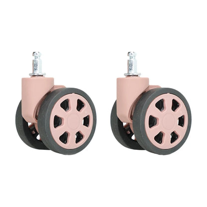 Convenient & Reliable Luggage Wheel 360 Degree Rotating Plastic Wheels Durable