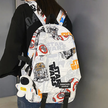 Cool Boy Girl Waterproof Travel Graffiti Book Bag Men Women Fashion Printing Lady College Backpack Female Laptop Male School Bag