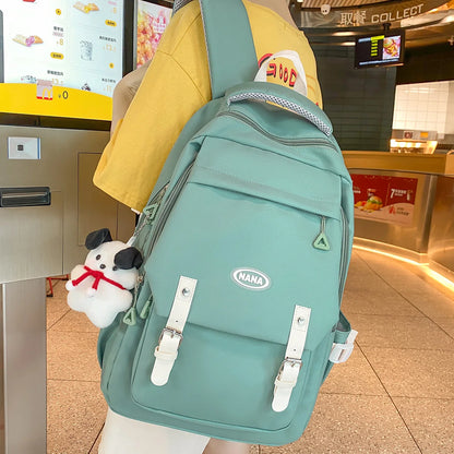 Cool Fashion Female Travel High Capacity Waterproof Book Bag Lady Kawaii Laptop Women College Backpack Girl Nylon School Bag New