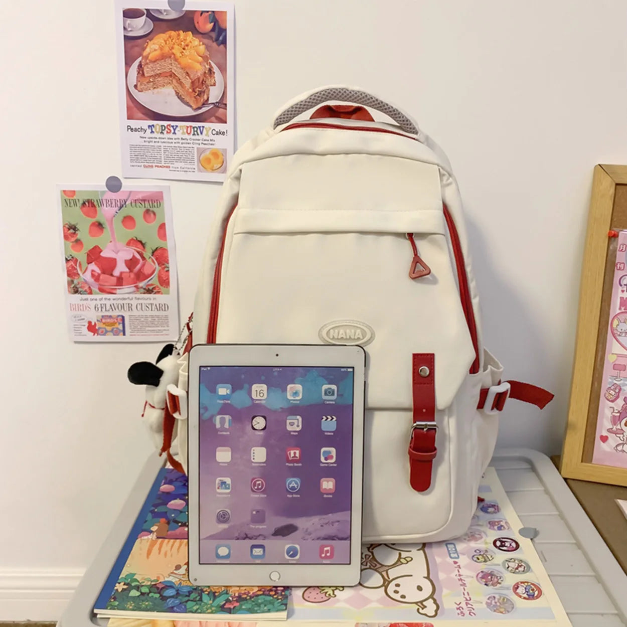 Cool Fashion Female Travel High Capacity Waterproof Book Bag Lady Kawaii Laptop Women College Backpack Girl Nylon School Bag New