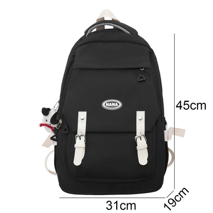 Cool Fashion Female Travel High Capacity Waterproof Book Bag Lady Kawaii Laptop Women College Backpack Girl Nylon School Bag New