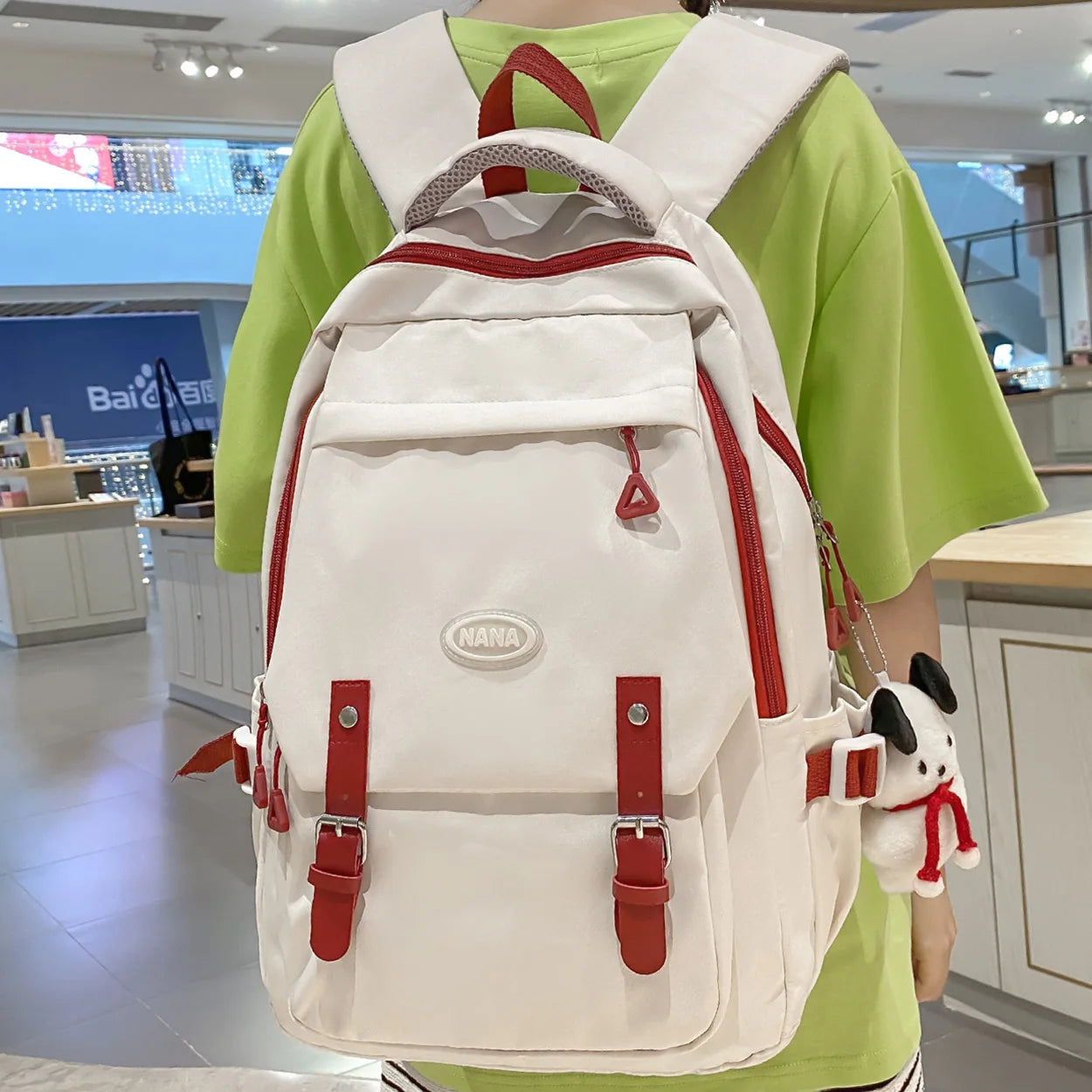 Cool Fashion Female Travel High Capacity Waterproof Book Bag Lady Kawaii Laptop Women College Backpack Girl Nylon School Bag New