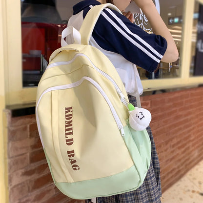 Cool Female Laptop High Capacity College Book Backpack Trendy Women School Bag Kawaii Girl Travel Lady Student Backpacks Fashion