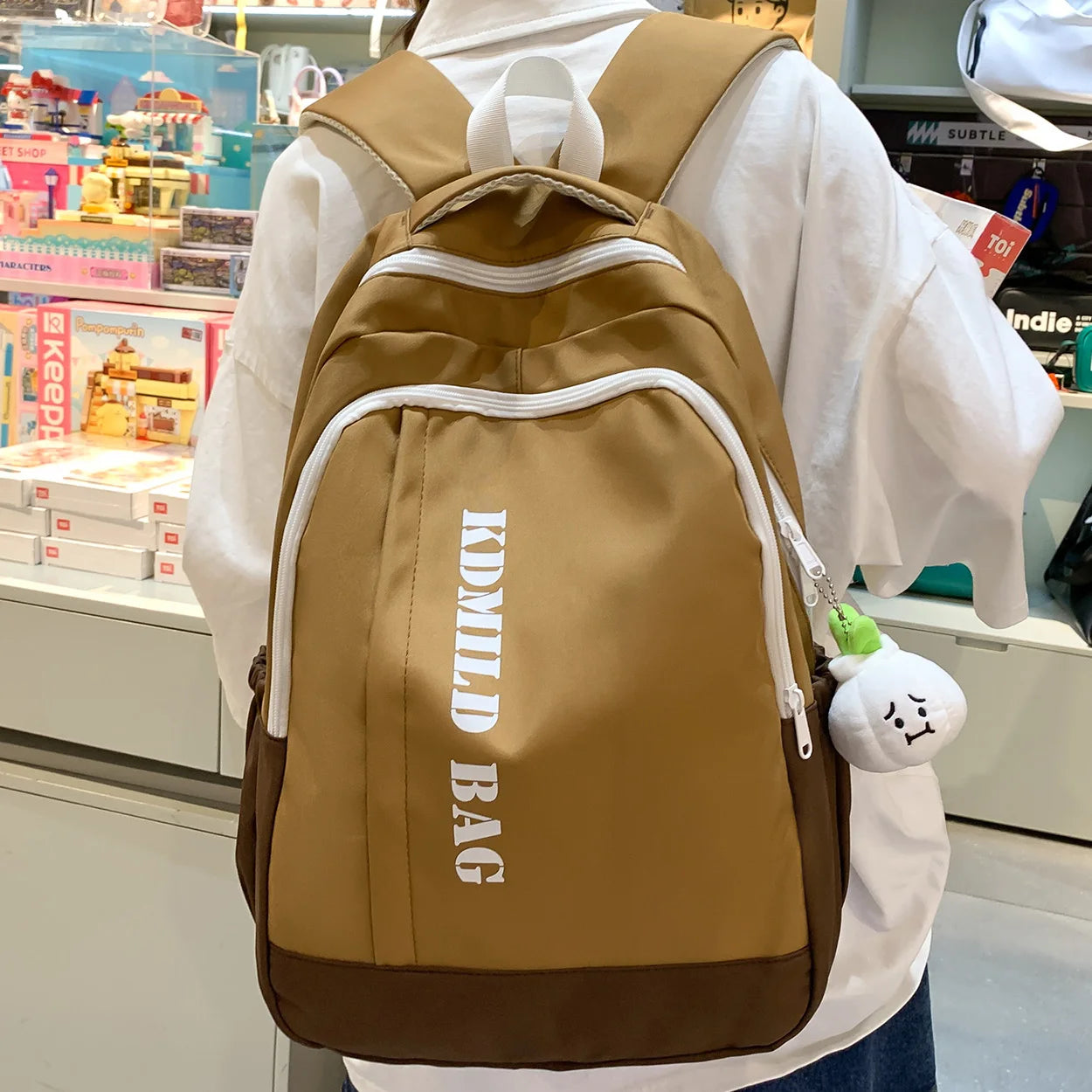 Cool Female Laptop High Capacity College Book Backpack Trendy Women School Bag Kawaii Girl Travel Lady Student Backpacks Fashion