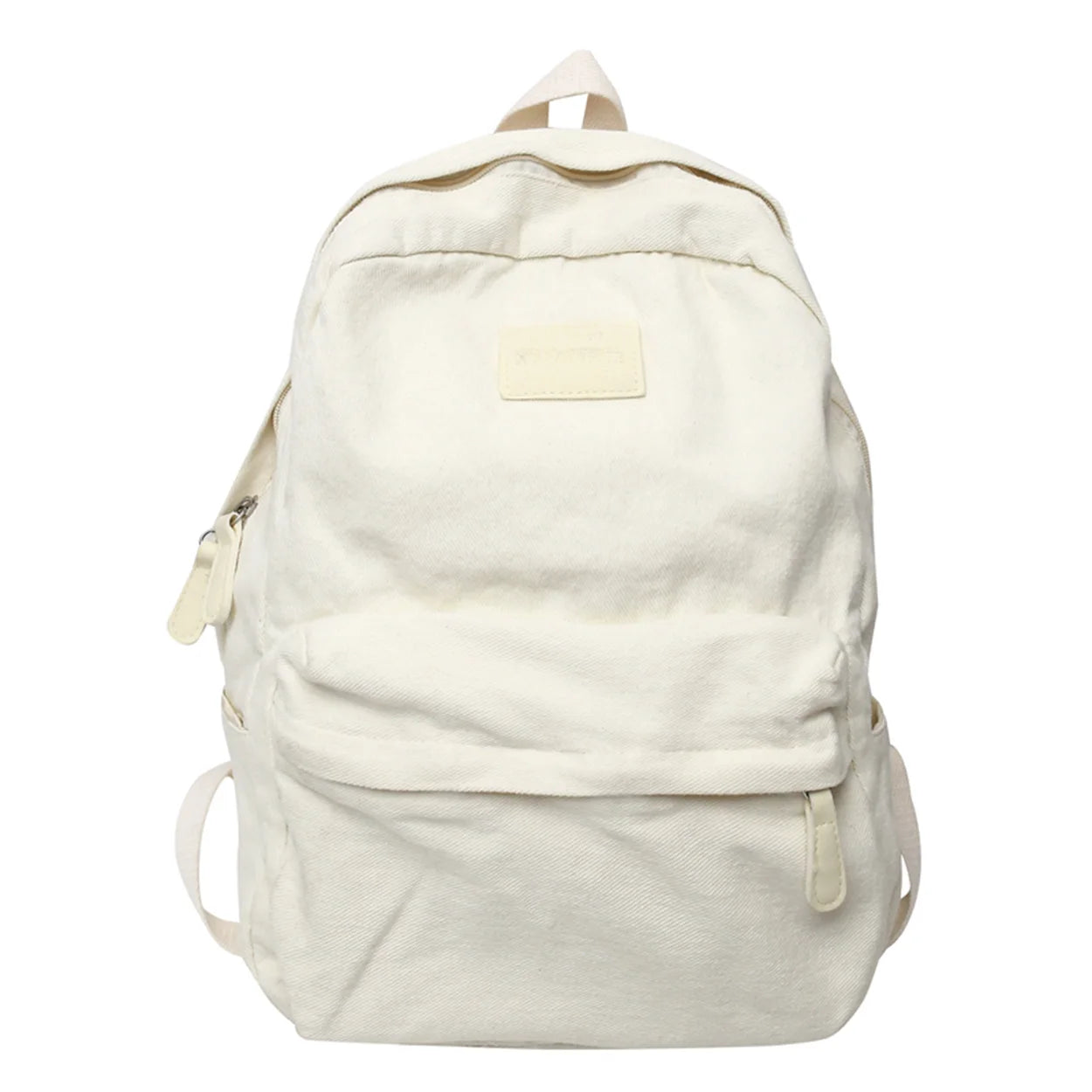 Cool Female Male Canvas White Student Book Bag Girl Boy Travel School Bags Trendy Men Lady Laptop College Women Backpack Fashion