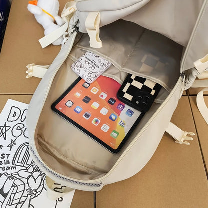 Cool Female Male High Capacity College Backpack Girl Boy School Bag Lady Men Laptop Student Packet Fashion Women Travel Book Bag
