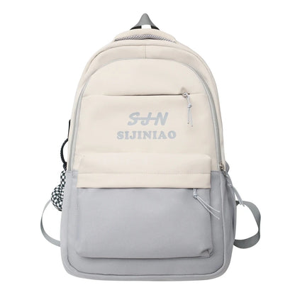 Cool Female Waterproof Book Bag New Fashion Lady Leisure Student College Backpack Girl Cute Travel School Bag Women Nylon Laptop