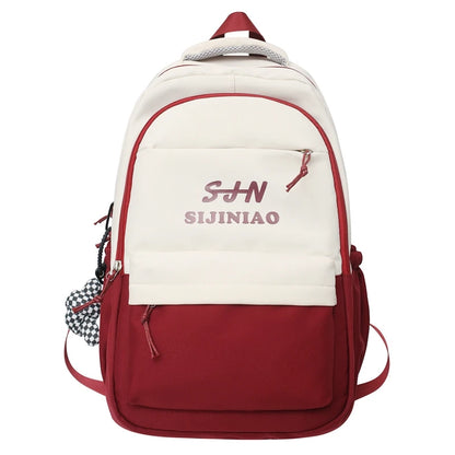 Cool Female Waterproof Book Bag New Fashion Lady Leisure Student College Backpack Girl Cute Travel School Bag Women Nylon Laptop