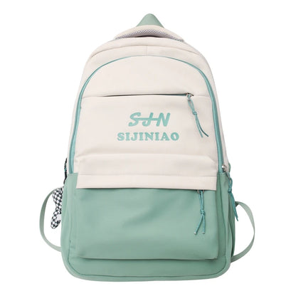 Cool Female Waterproof Travel College Backpack Women Fashion Cute Laptop Student Book Bag Trendy Girl Nylon Lady School Backpack