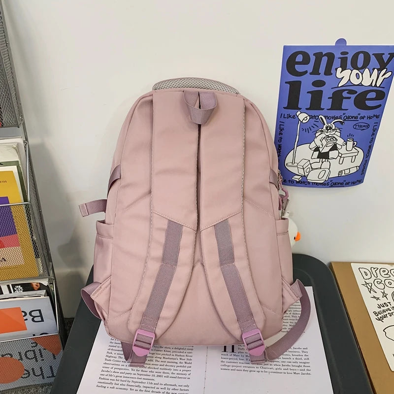 Cool Girl High Capacity Laptop Backpack Trendy Women Cute Leisure SchoolBag Female Book Bag Fashion Ladies Travel College Packet