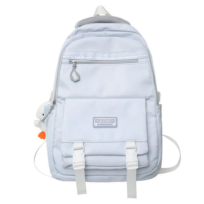Cool Girl High Capacity Laptop Backpack Trendy Women Cute Leisure SchoolBag Female Book Bag Fashion Ladies Travel College Packet