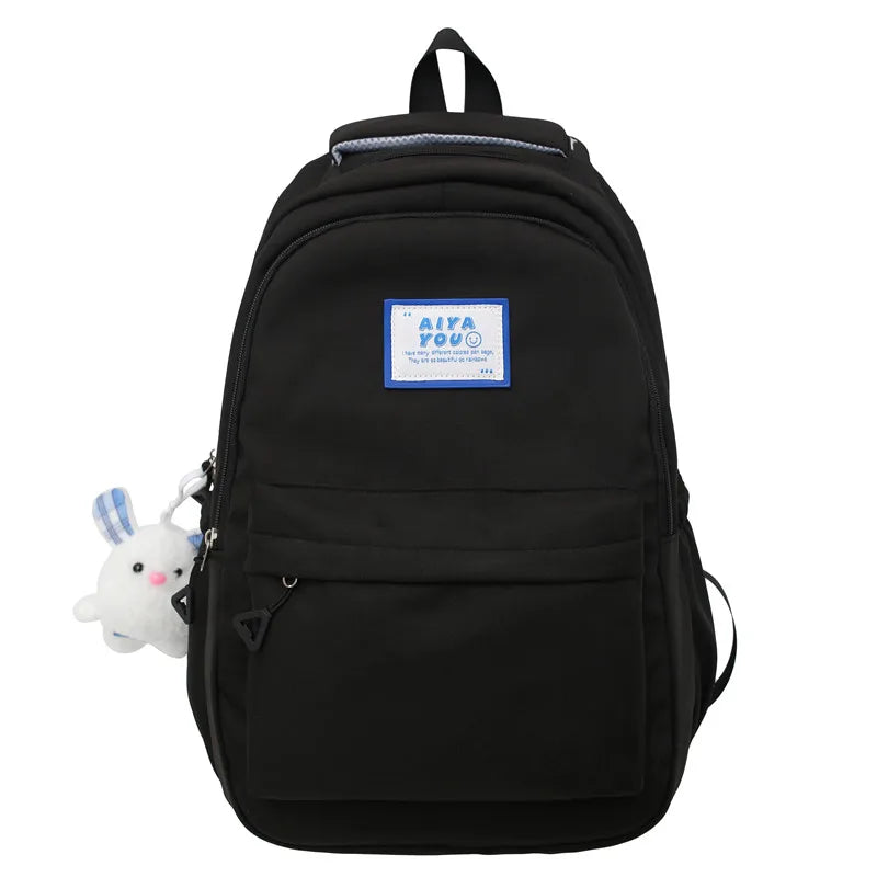 Cool Girl Purple Waterproof College Backpack Trendy Women Kawaii Laptop School Bag Female Backpack Fashion Lady Travel Book Bags