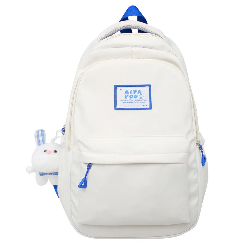 Cool Girl Purple Waterproof College Backpack Trendy Women Kawaii Laptop School Bag Female Backpack Fashion Lady Travel Book Bags