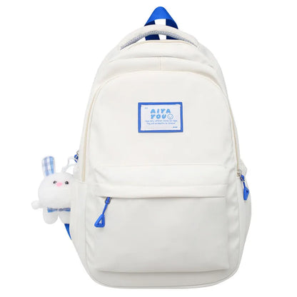 Cool Girl Purple Waterproof College Backpack Trendy Women Kawaii Laptop School Bag Female Backpack Fashion Lady Travel Book Bags