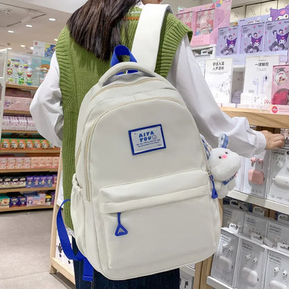 Cool Girl Purple Waterproof College Backpack Trendy Women Kawaii Laptop School Bag Female Backpack Fashion Lady Travel Book Bags