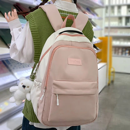 Cool Girl Travel Book Cute Ladies Waterproof Kawaii College Backpack Women Leisure School Bag Fashion Laptop Student Female Bags