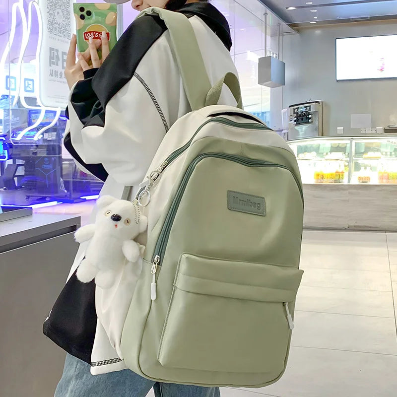 Cool Girl Travel Book Cute Ladies Waterproof Kawaii College Backpack Women Leisure School Bag Fashion Laptop Student Female Bags
