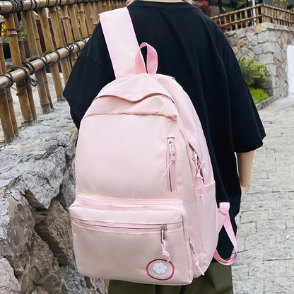 Cool Girl Travel School Bag Lady Trendy Nylon Student Backpack Cute Women College Backpack Fashion Female Laptop Kawaii Book Bag