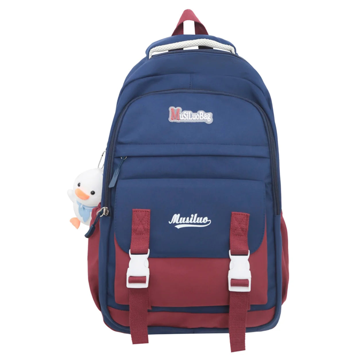 Cool High Capacity Laptop Women Student Book Bag Lady Kawaii Fashion Nylon College Backpack Girl School Bag Female Travel Trendy