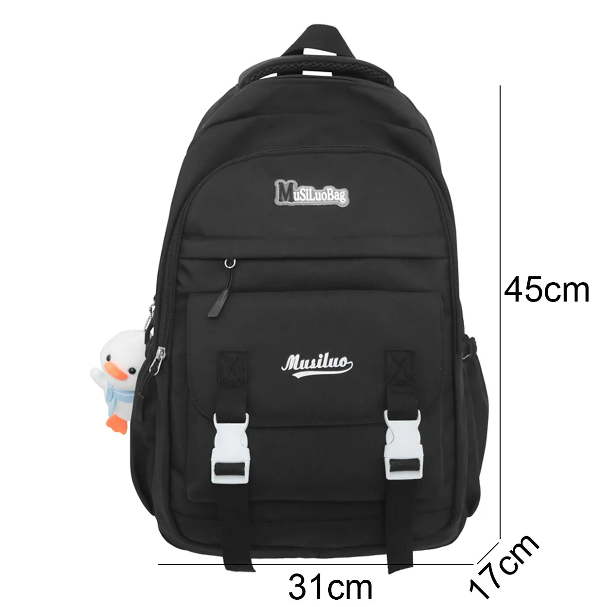 Cool High Capacity Laptop Women Student Book Bag Lady Kawaii Fashion Nylon College Backpack Girl School Bag Female Travel Trendy