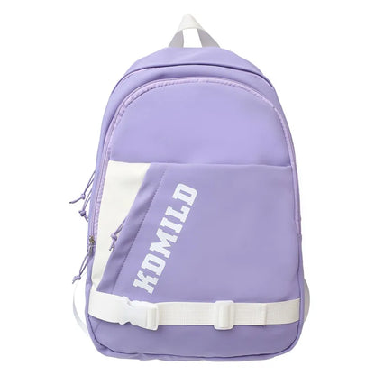 Cool Ladies Male Harajuku Purple Backpack Women Men Travel College Backpack Trendy Boy Girl Bag Fashion Female Laptop School Bag
