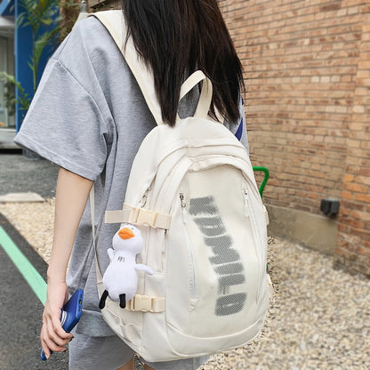 Cool Ladies Mesh High Capacity Bag Fashion Female Laptop College Backpack Women Net School Bag Girl Travel Book Backpack Leisure