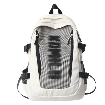 Cool Ladies Mesh High Capacity Bag Fashion Female Laptop College Backpack Women Net School Bag Girl Travel Book Backpack Leisure