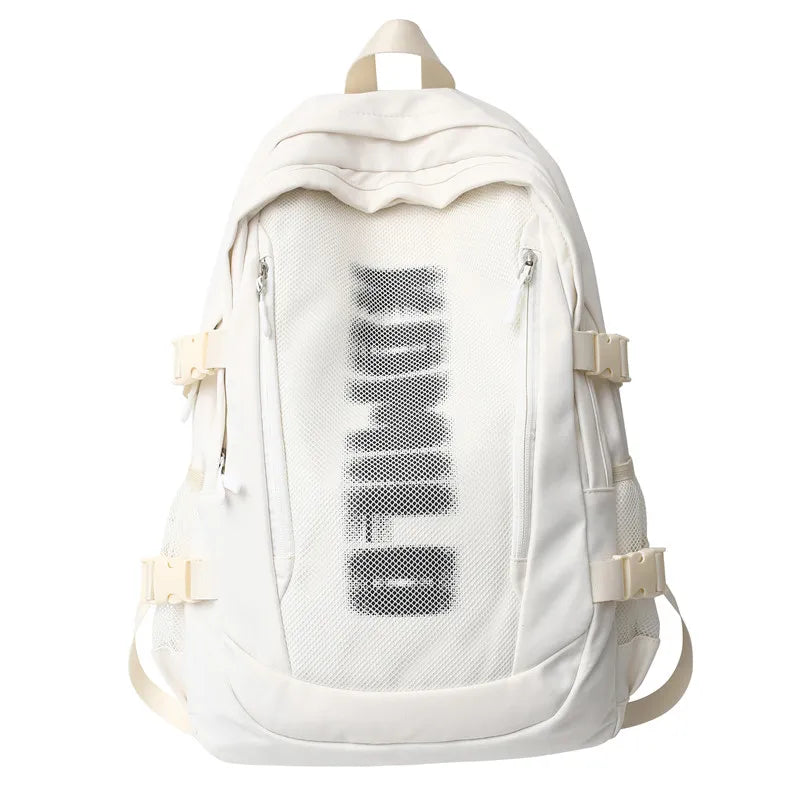 Cool Ladies Mesh High Capacity Bag Fashion Female Laptop College Backpack Women Net School Bag Girl Travel Book Backpack Leisure