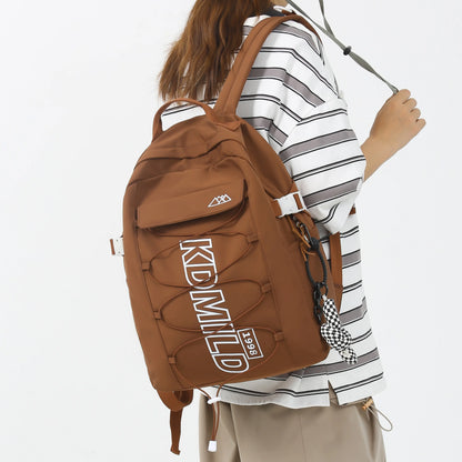 Cool Lady Cross Rope Cute College Backpack Women Leisure Harajuku School Bag Girl Book Laptop Backpack Fashion Female Travel Bag