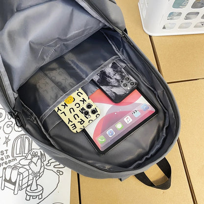 Cool Lady Travel Leisure Student Bag New Men Women School Backpack Female Male Book Bag Girl Boy College Backpack Fashion Laptop