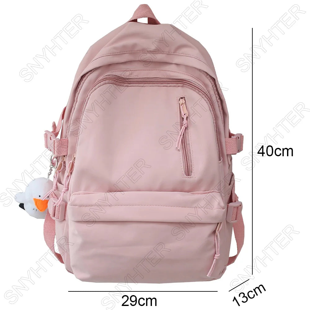 Cool Lady Travel Women Kawaii Backpack Fashion Girl Waterproof College Student Bag Teenager Book Bag Female Laptop Cute Backpack