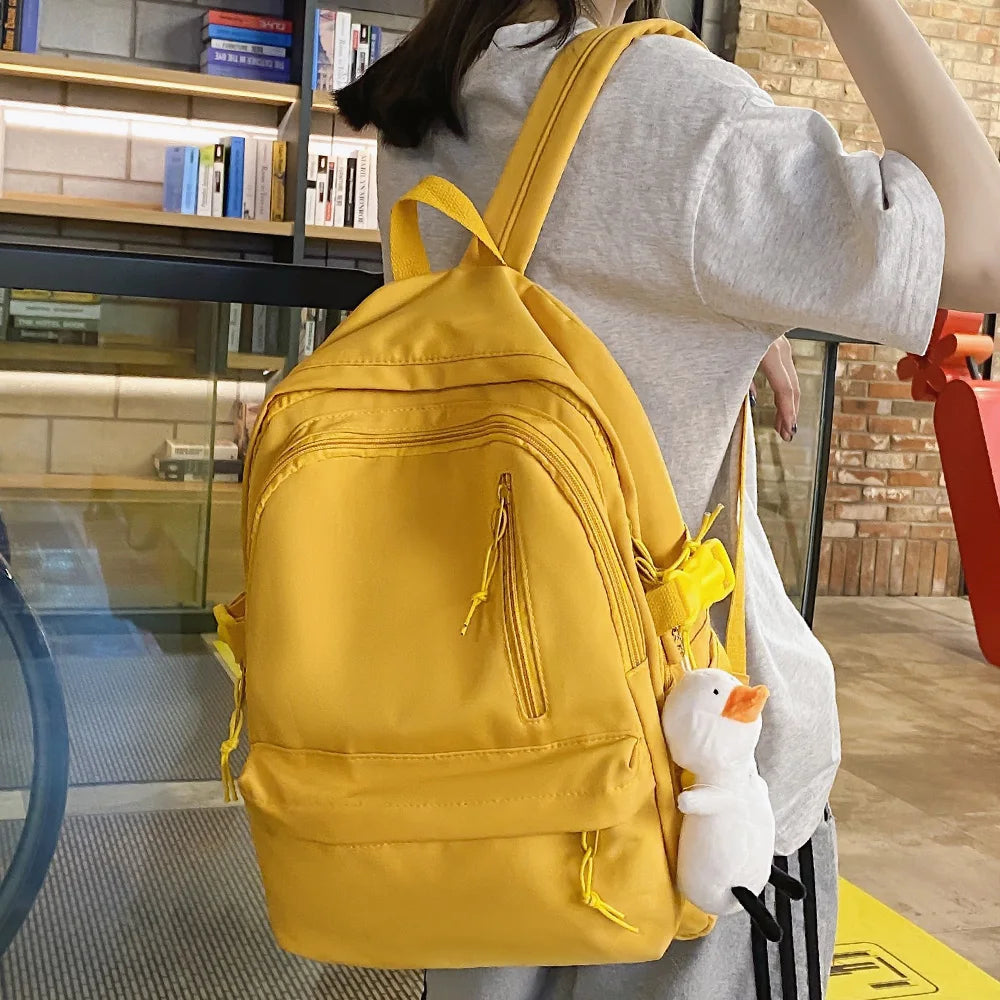 Cool Lady Travel Women Kawaii Backpack Fashion Girl Waterproof College Student Bag Teenager Book Bag Female Laptop Cute Backpack